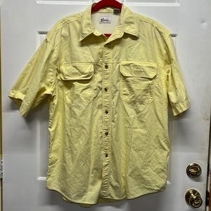 World Wide Sportsman Men’s Large Yellow Short Sleeve Shirt